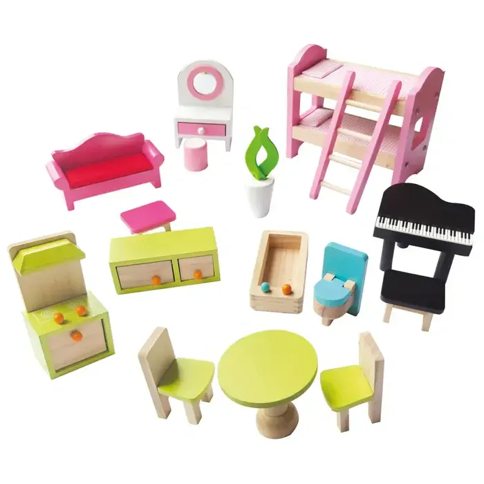 Domeček pro panenky EcoToys - Pohádkový