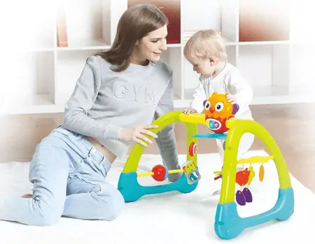Huile Toys Hrací panel se sovičkou 5v1