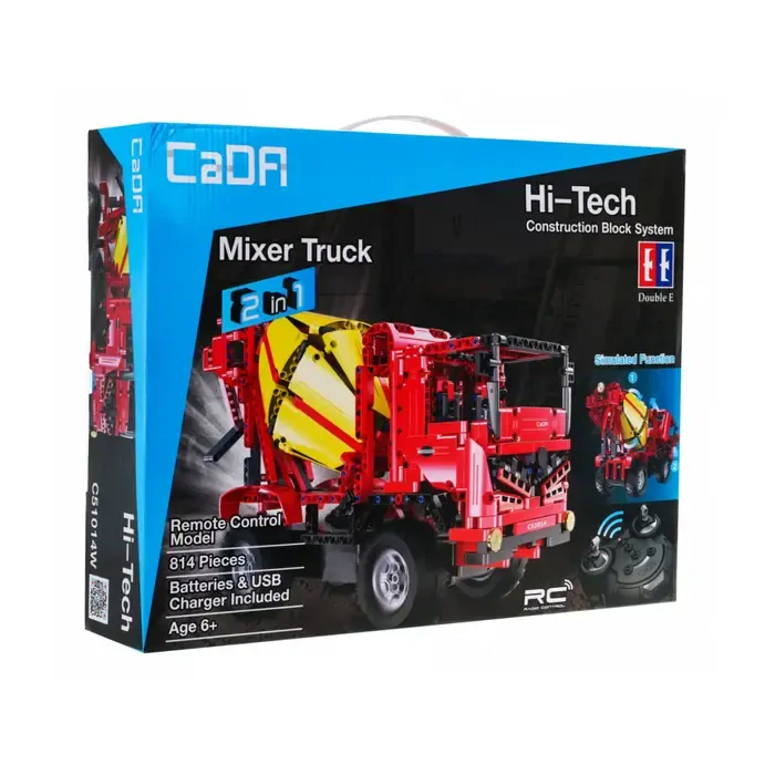 Stavebnice Cada Technic na ovládání - Míchačka 814 ks