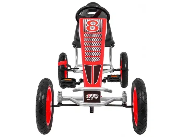 Šlapací motokára F8 - červená