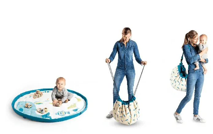 Vak na hračky/podložka na hraní Play&Go Soft - Moulin Roty Olga