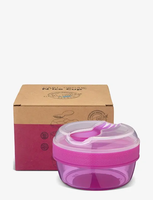 Carl Oscar Svačinový box N'ice Cup s chladící části - Purple