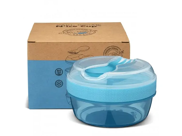 Carl Oscar Svačinový box N'ice Cup s chladící části - Turquoise