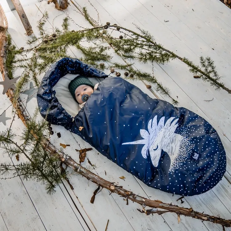 La Millou Dětský podzimní/zimní fusak Aspen Winterproof Uni Light - Universe of unicorn/Rafaello