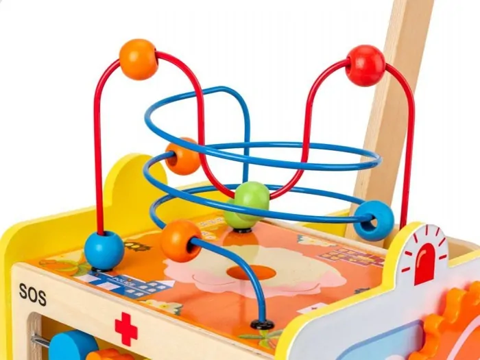 Eco Toys Didaktické chodítko - Sanitní vůz