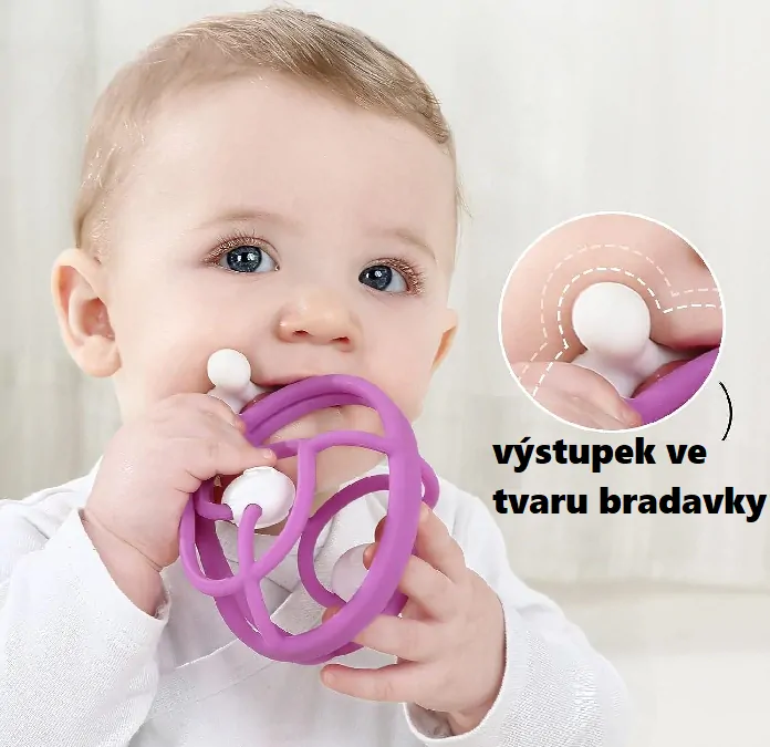 Mömbella Kousátko s chrastítkem - Hlemýžď green