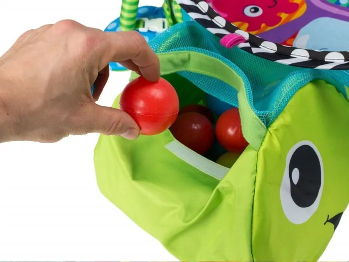 Eco Toys Hrací ohrádka s míčky - Želvička modrá