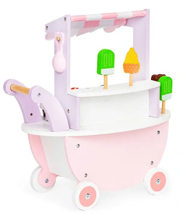 Eco Toys Didaktické chodítko - Zmrzlinový stánek