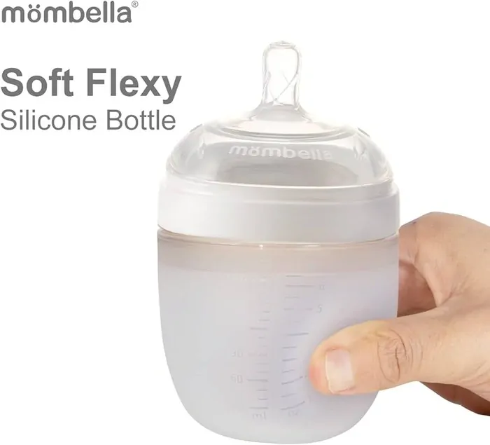 Mömbella Antikoliková láhev Ivory Silikonová - 300 ml