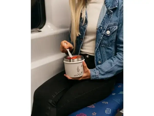 Carl Oscar Termoska na jídlo TEMP LunchJar Spirit 0,5 l - Grey/Power