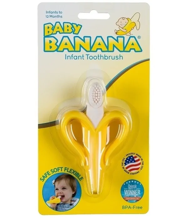 Baby Banana Tréninkový zubní kartáček - Banana