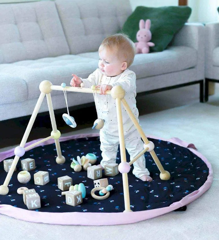Vak na hračky/podložka na hraní Play&Go Soft - Flowers baby