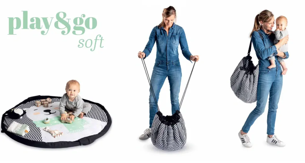 Vak na hračky/podložka na hraní Play&Go Soft - Polar Bear