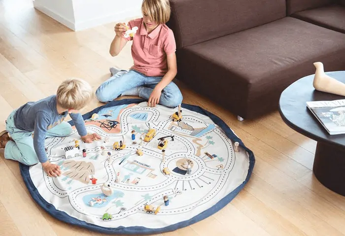 Vak na hračky/podložka na hraní Play&Go - L.A. roadmap