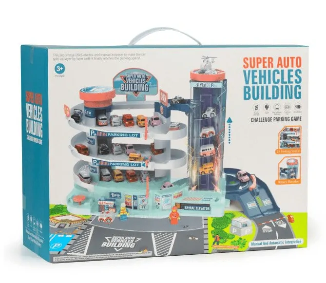 Parkovací garáž s elektrickým výtahem - Ecotoys