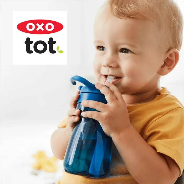 OXO Dětská láhev na pití Adventure 350 ml - Navy
