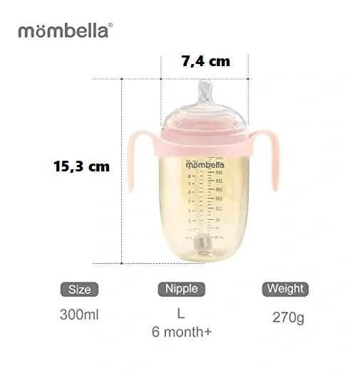 Mömbella Antikoliková láhev Ivory PPSU - 300 ml