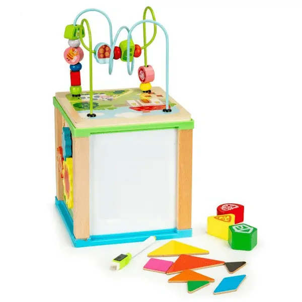 Ecotoys - Motorická edukační kostka Zvířátka