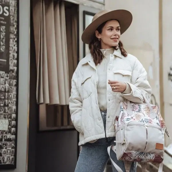 La Millou Multifunkční batoh Dolce Vita - Boho Palms Light