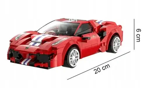 Stavebnice Technic na ovládání - Závodní auto 488 Race Car, 306 ks