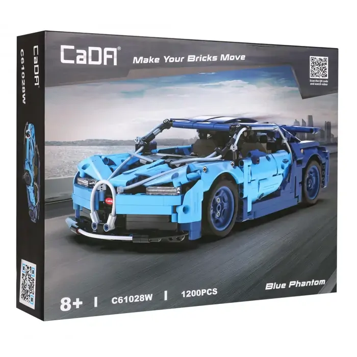 Stavebnice CADA Technic - Bugatt Chiron 1:12, 1200 ks