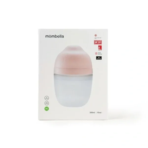 Mömbella Antikoliková láhev Rose Silikonová - 300 ml