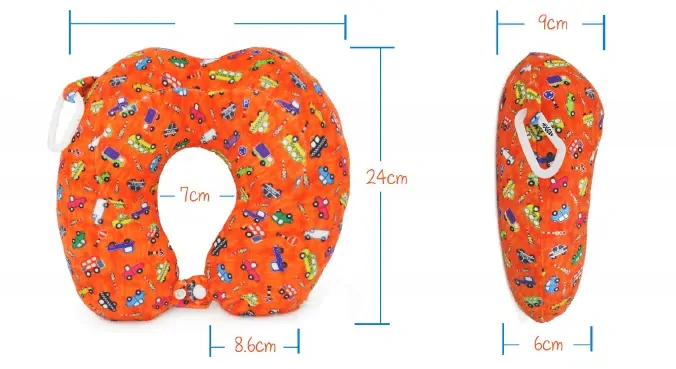 Hugger Ergonomický cestovní polštář - Giraffe