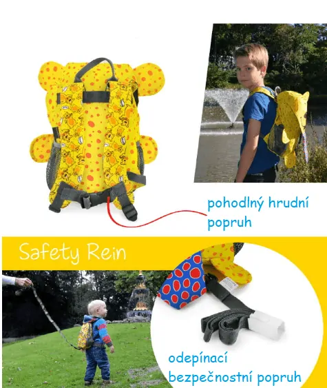 Hugger Animal Dětský batoh - Benny Bear