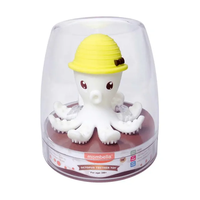 Mömbella kousátko a hračka Chobotnice - Lemon