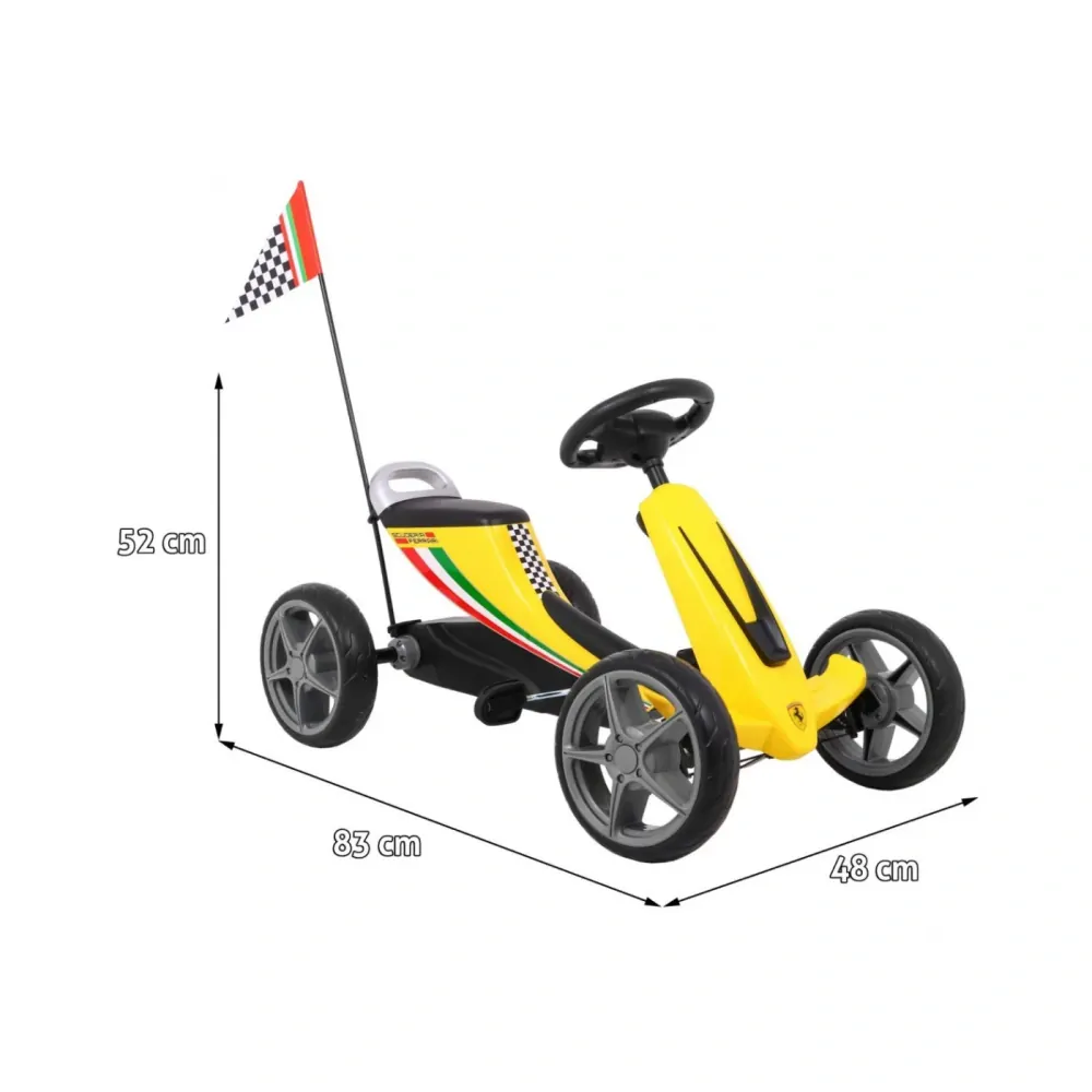 Šlapací motokára Ferrari
